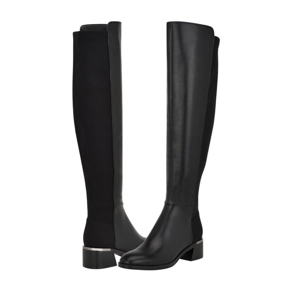 Calvin Klein Jotty Over-The-Knee Boot 7.5M Black - Picture 2 of 9